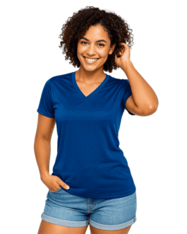 Camiseta baby look malha fria