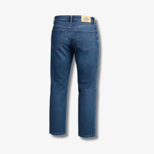 Calça Jeans reta c/ elastano com used - 859601 - Imagem 2
