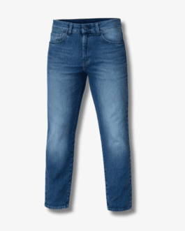 Calça Jeans reta c/ elastano com used - 859601