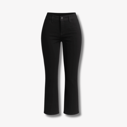 Calça preta c/ elastano reta - 825301