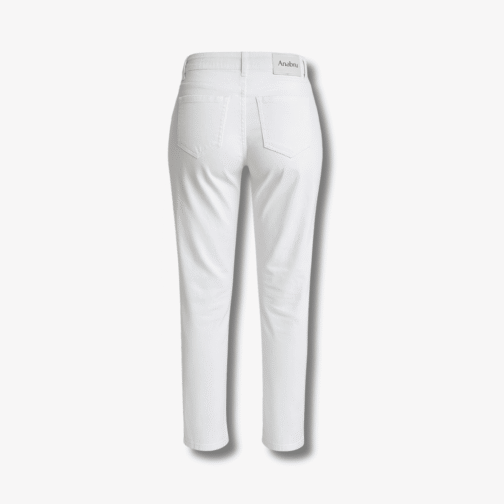 Calça Branca Elastano reta - 825302 - Imagem 2