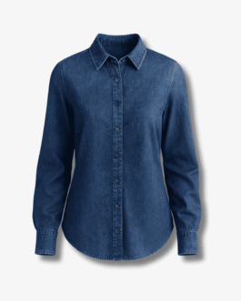 Camisa Jeans Leve 100% Algodão