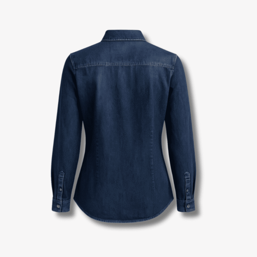 Camisa Jeans Leve 100% Algodão - Imagem 2