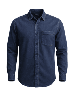 Camisa Jeans 100% algodão